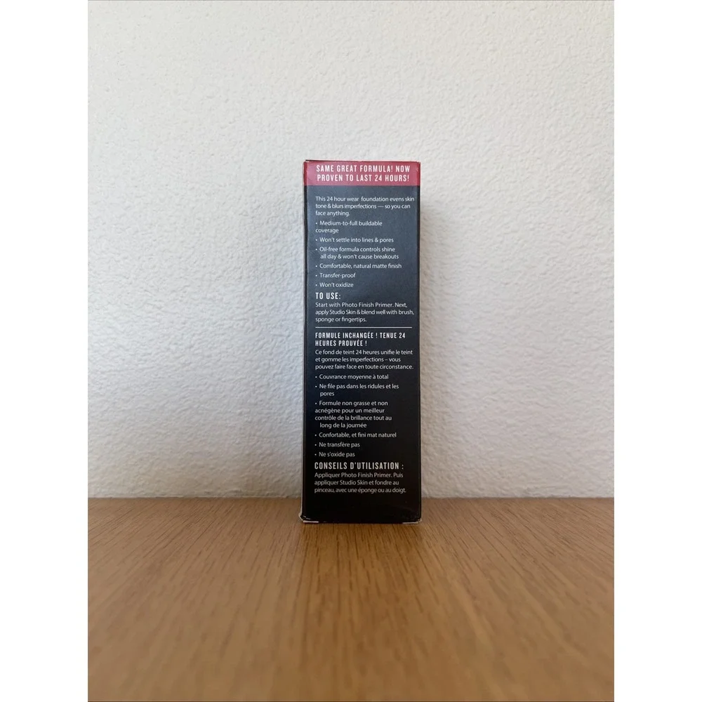 Smashbox Studio Skin Hydrating Foundation ~ 4.5 Very Deep ~ 1 oz Full Size ~NEW!